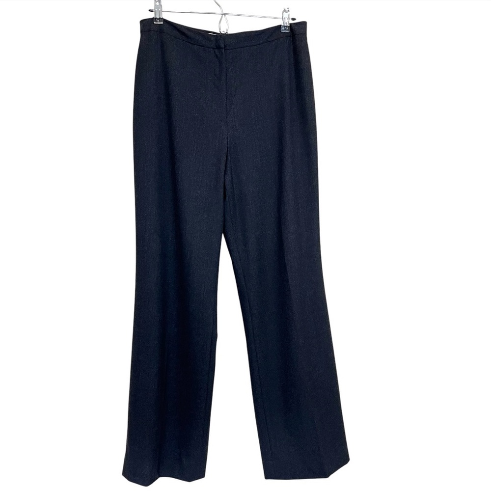 Anne Klein Wool Classic Dark Grey Dress Pants